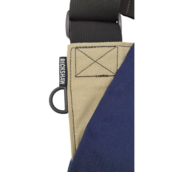 Rickshaw Small Zero Messenger Bag Adjustable Strap Blue Pink Canvas Francisco - Picture 3 of 12